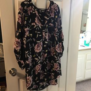 Floral purple blouse from torrid, worn once